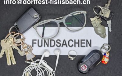 Diese Fundsachen sind in der Schule Fislisbach abholbar